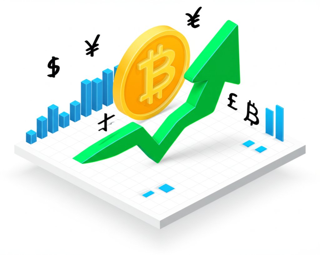 Graphic showing Bitcoin bull market prediction, indicating next price surge timeline.