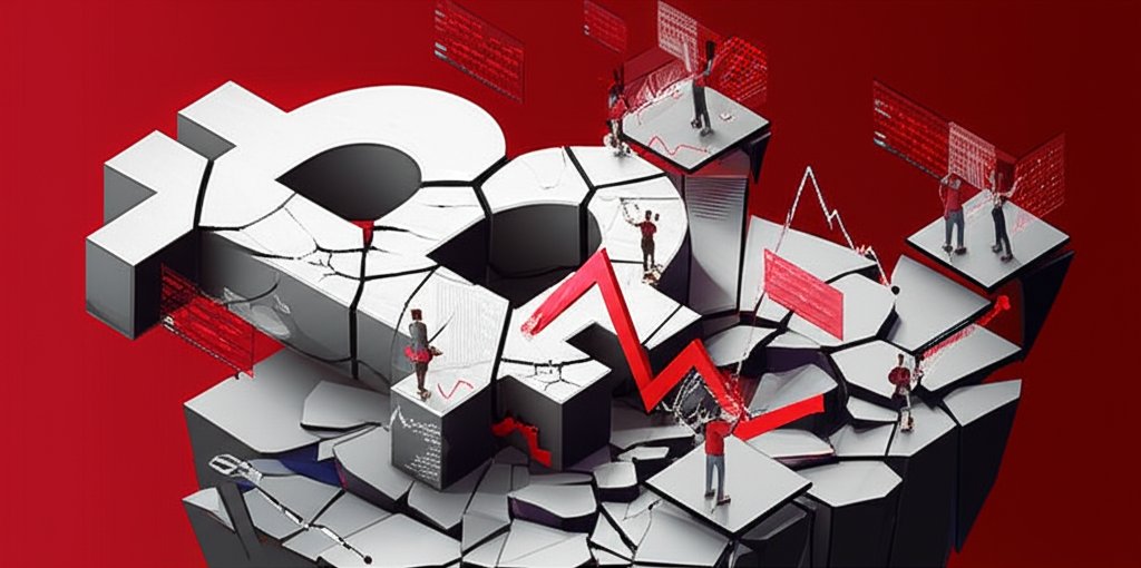 Bitcoin crash and crypto market fall amidst escalating trade war.