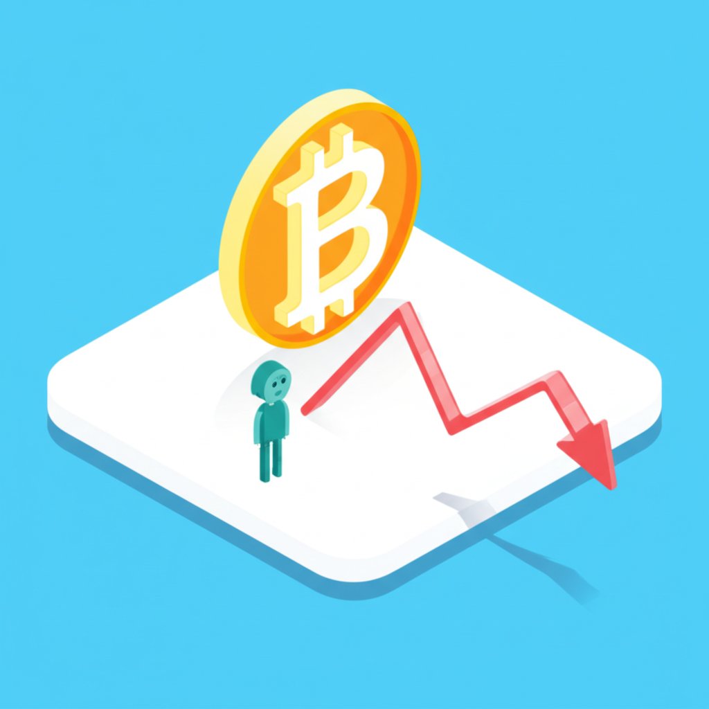 Why Bitcoin is down: Chart illustrates factors behind cryptocurrency market dip.