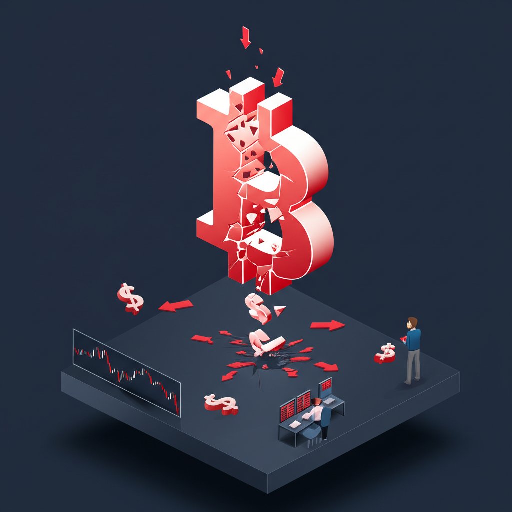 BTC liquidations chart illustrating cryptocurrency market volatility.