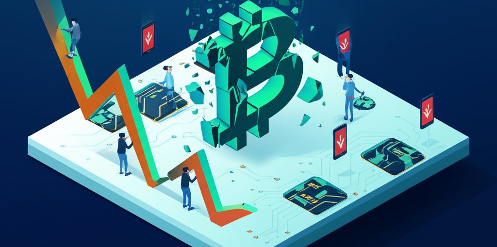 Bitcoin sell-off triggers billions in crypto liquidations, causing market chaos.