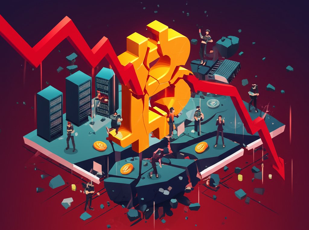 Crypto market plunges amid liquidation spree and global economic uncertainty.