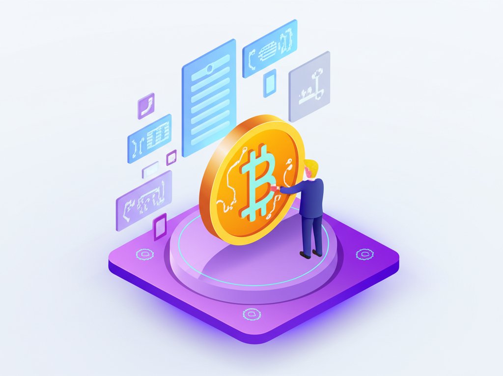 Crypto President Trump embracing digital assets and blockchain's new era.