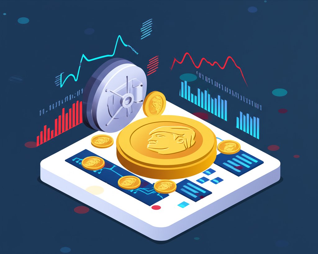 New Trump Coin launches officially, featuring 'Crypto President' branding.