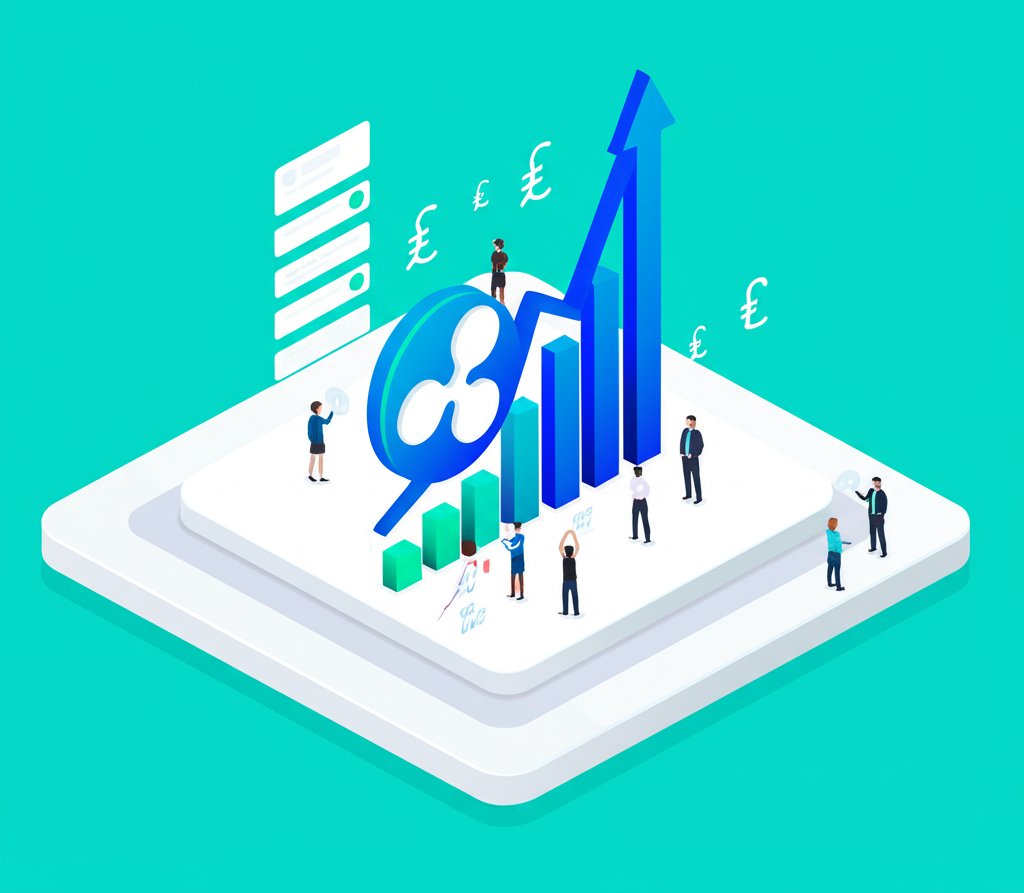 Real-time Ripple (XRP) price in GBP, displaying current exchange value.