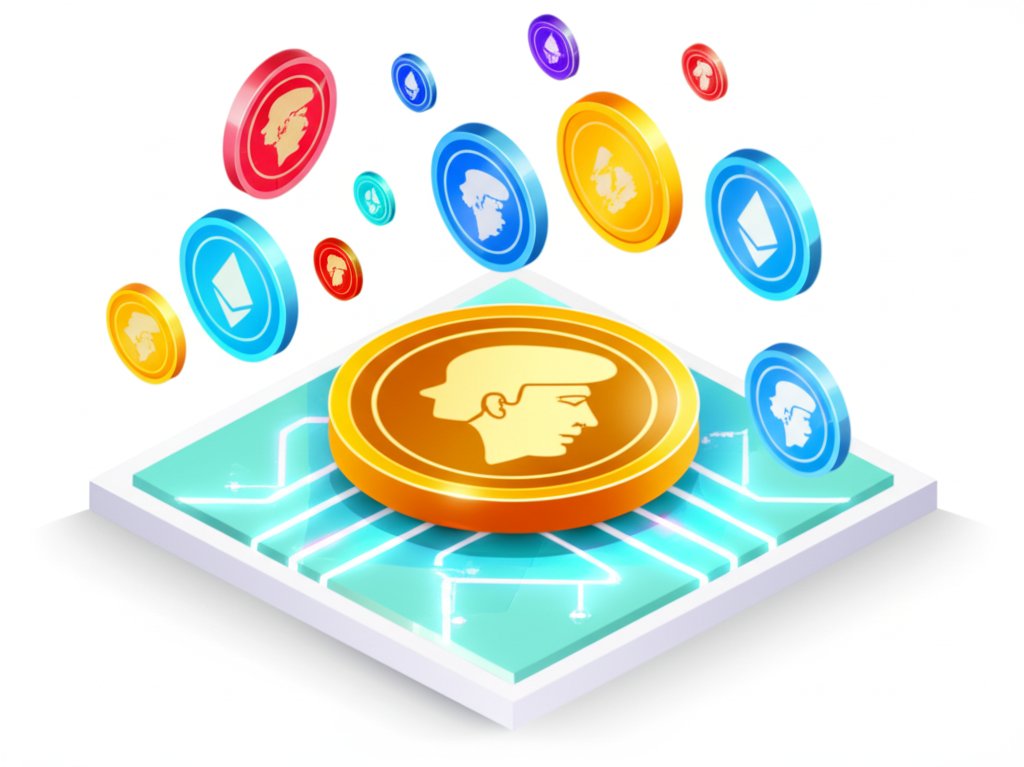 Donald Trump crypto coin and digital currency market data.