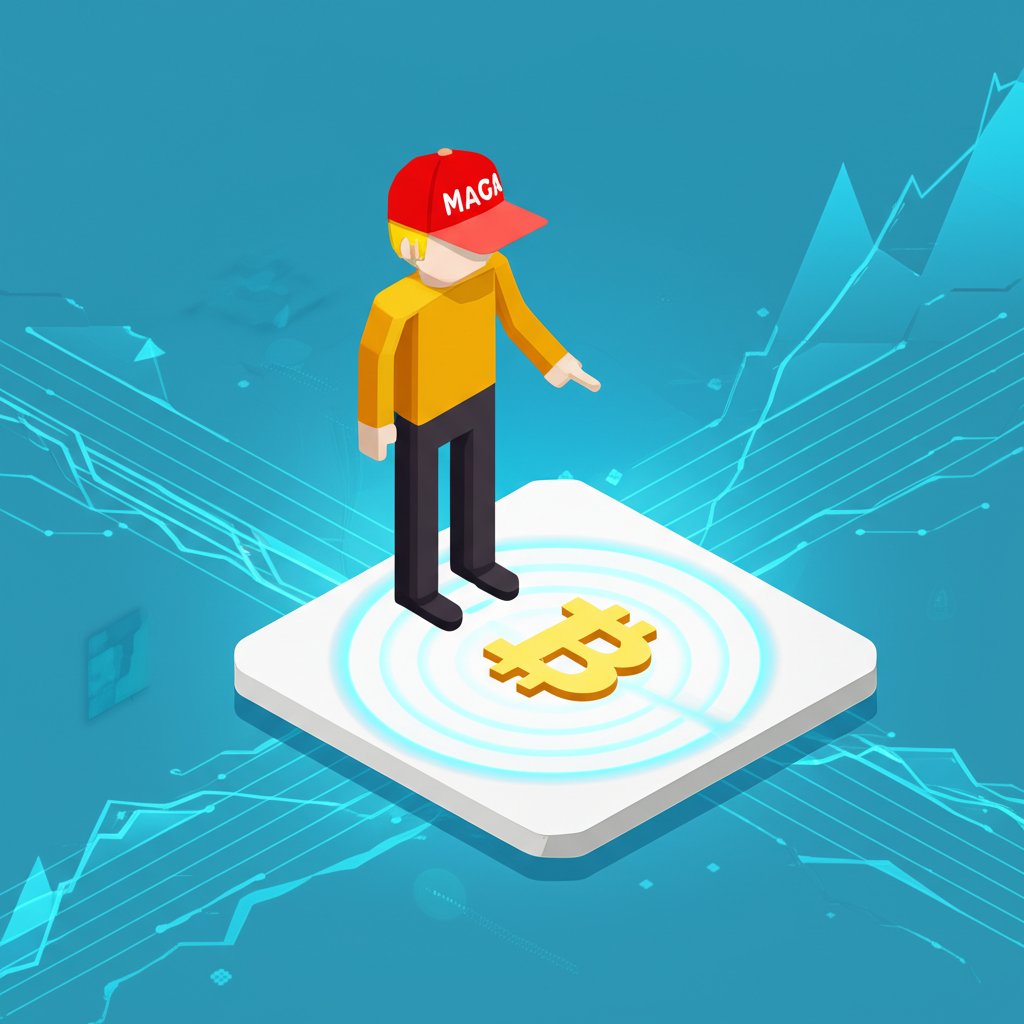 Former President Trump confirms Bitcoin, discussing cryptocurrency.