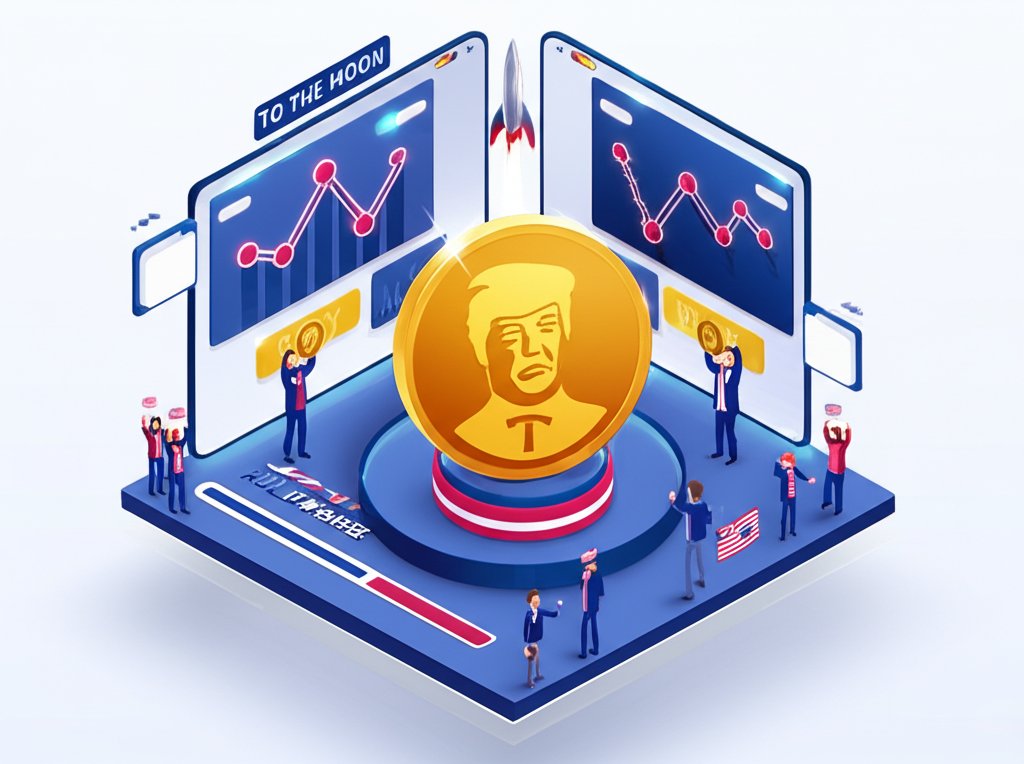 Trump meme token issuer fundraises to prop up cryptocurrency price.