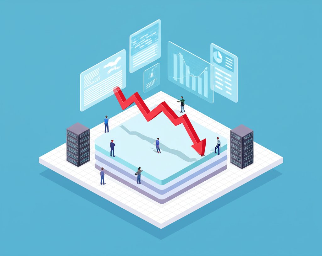 Coinbase stock down today after earnings miss and market jitters.