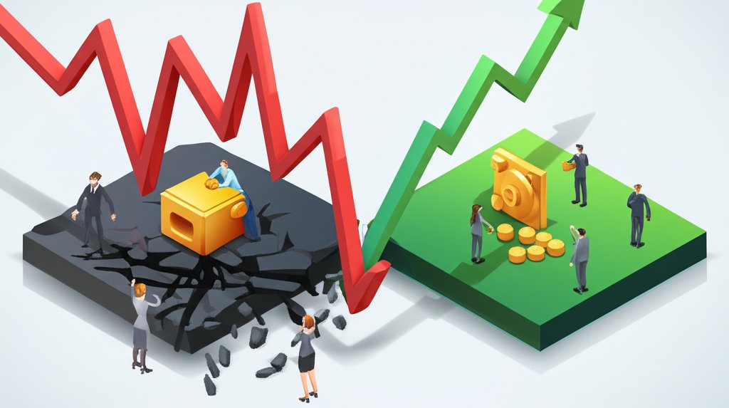 Decoding investor behavior: shift from risk to safe haven investments.