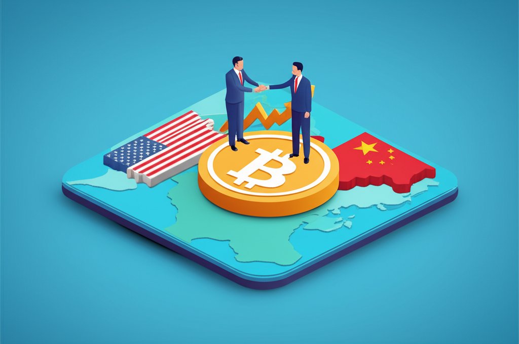 Crypto prices surge with US-China geopolitical tensions cooling.