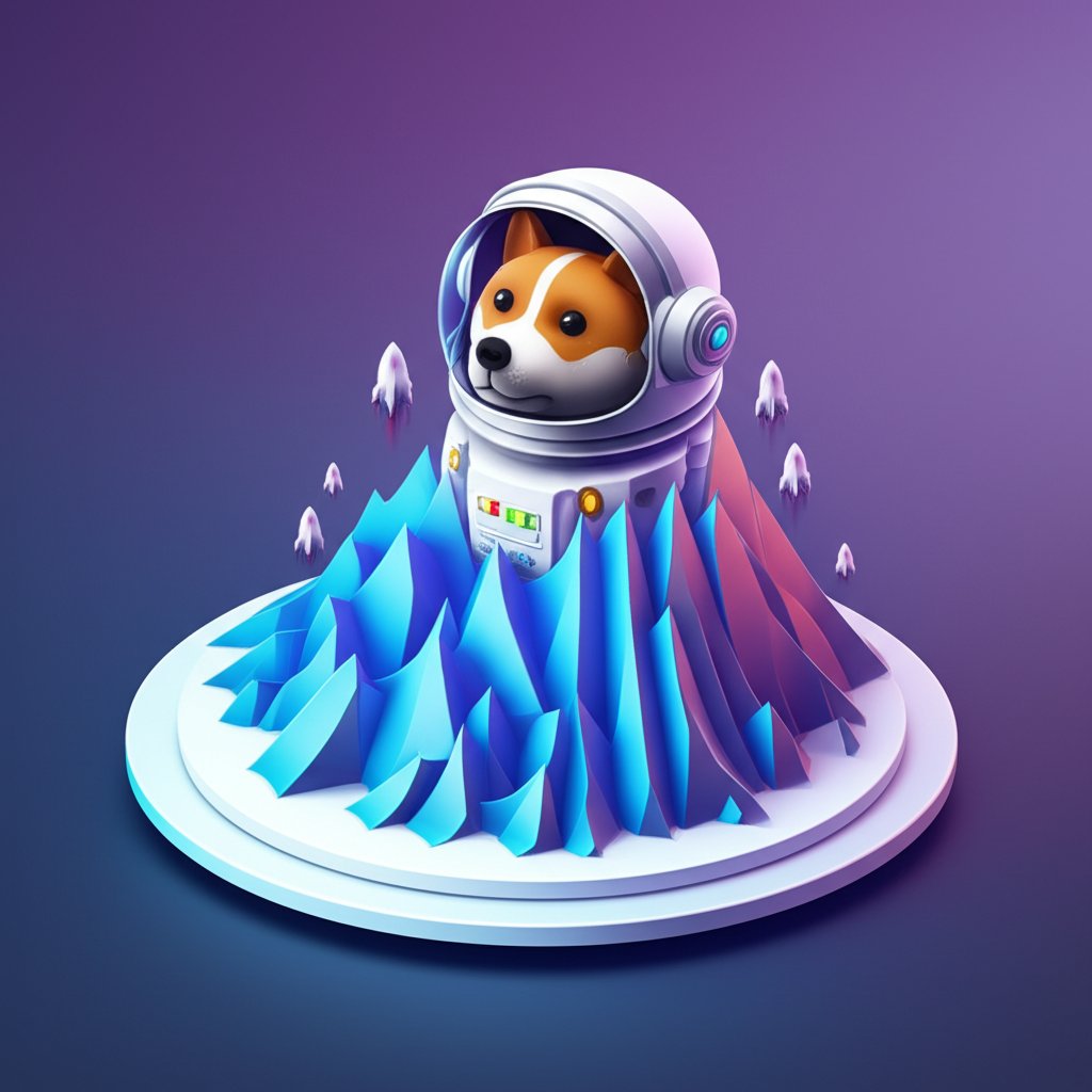 Dogelon Mars crypto price chart showing potential rise despite volatile predictions.